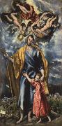 El Greco St Joseph and the Infant Christ USA oil painting artist